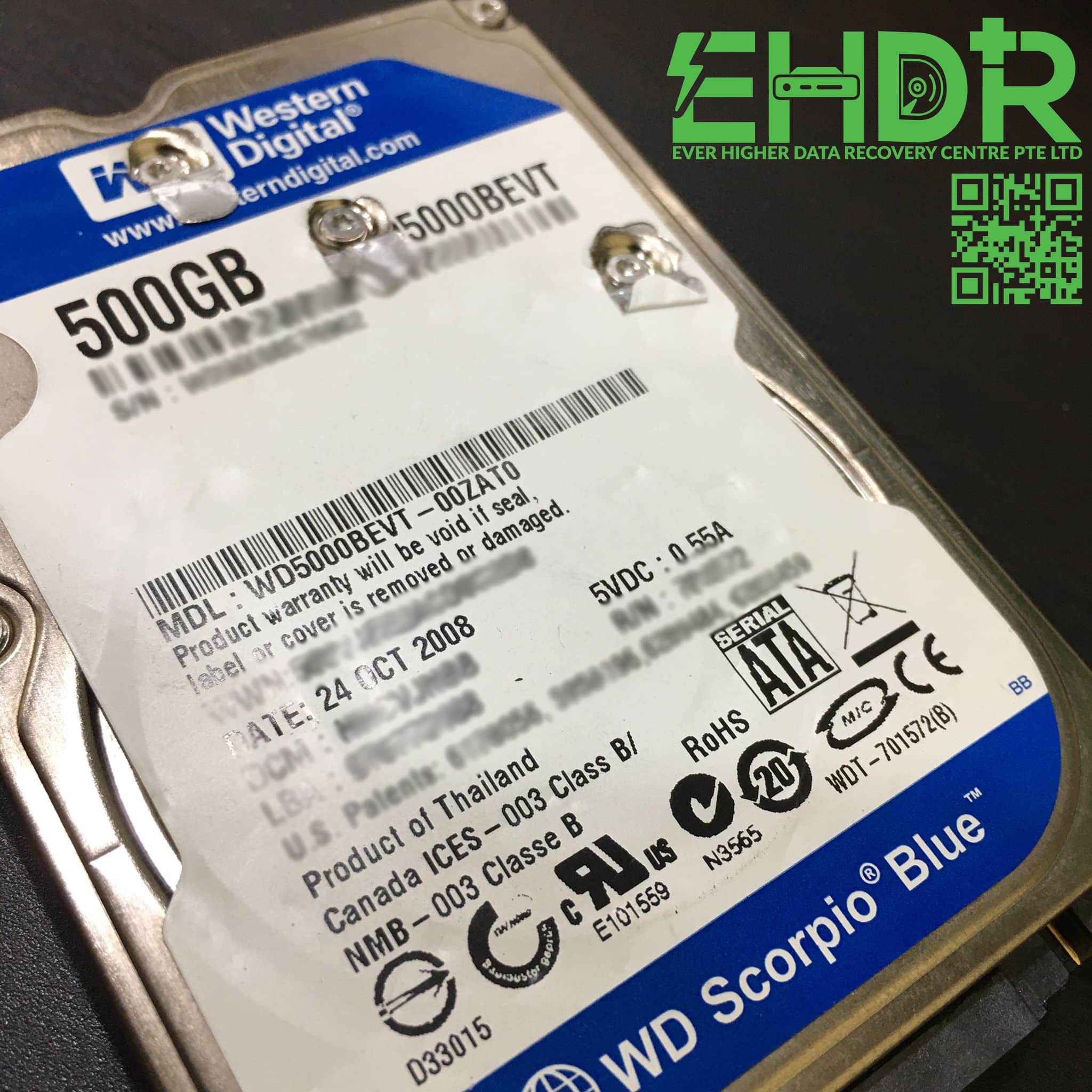 09 Dec 2021 – WD 500GB